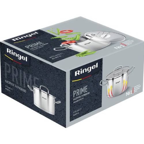 Кастрюля RINGEL PRIME 1.9 л 16 см (RG 2019-16) Материал кастрюли нержавеющая сталь