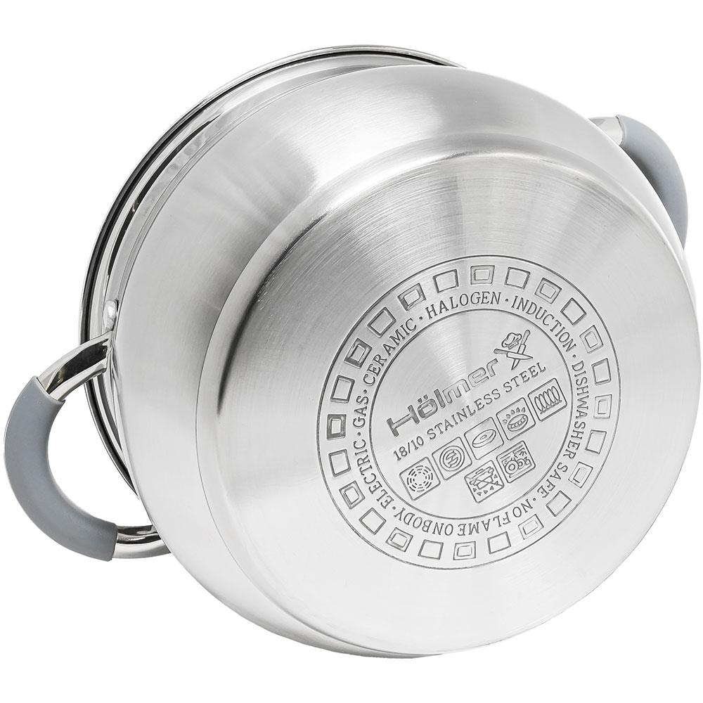 Каструля HOLMER Inspiration 2,8 л (CR-14528-SSG) Матеріал каструлі нержавіюча сталь