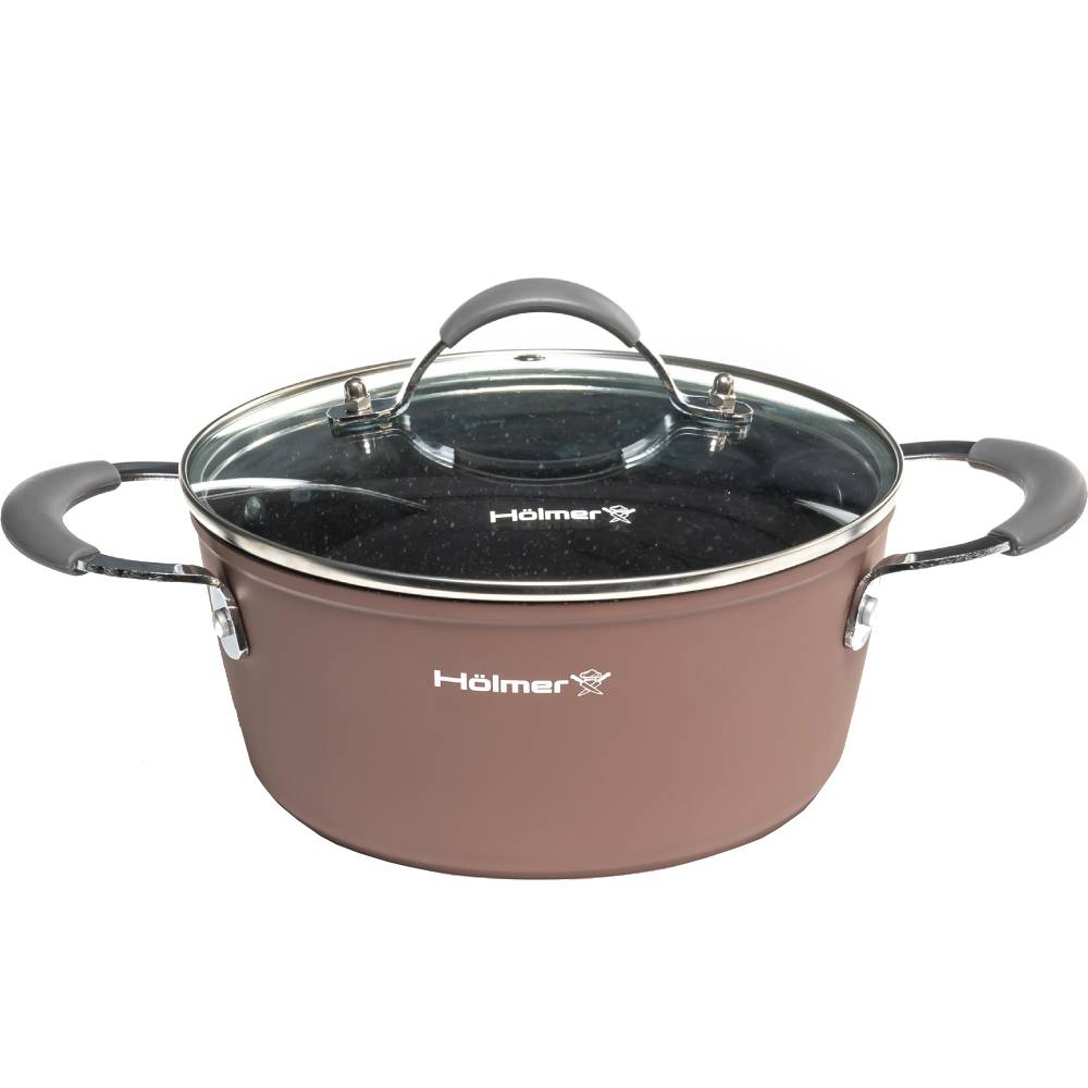 Кастрюля HOLMER Royal 4,1 л Brown (CR-1341-FABSL)
