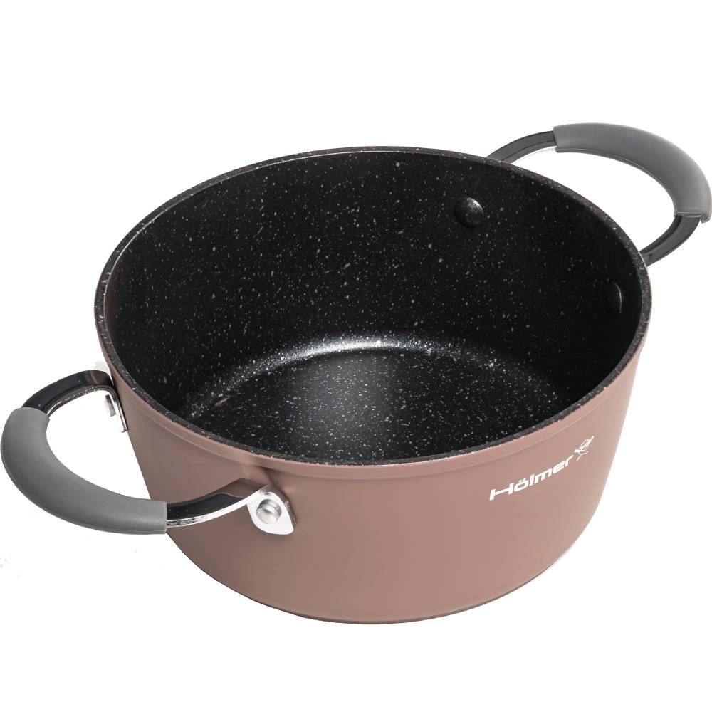 Кастрюля HOLMER Royal 4,1 л Brown (CR-1341-FABSL) Материал кастрюли алюминий