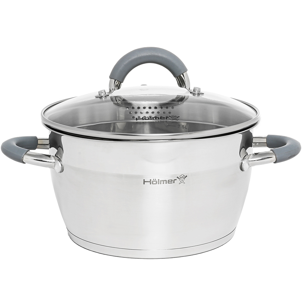 Кастрюля HOLMER Chef Assistant 1,9 л (CR-16519-SSGD) Тип кастрюля