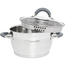Каструля HOLMER Chef Assistant 2,6 л (CR-16526-SSGD)