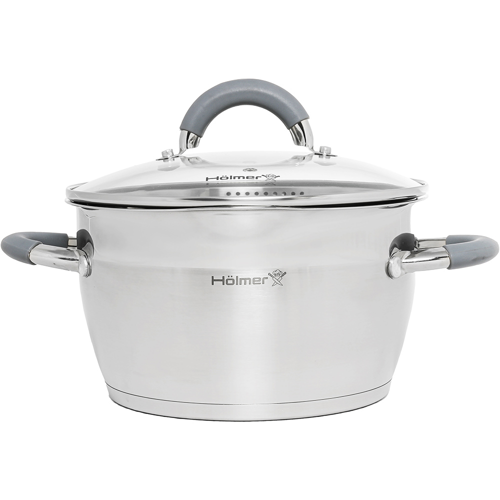 Кастрюля HOLMER Chef Assistant 3,4 л (CR-16536-SSGD) Кастрюля HOLMER Chef Assistant 3,4 л (CR-16536-SSGD)