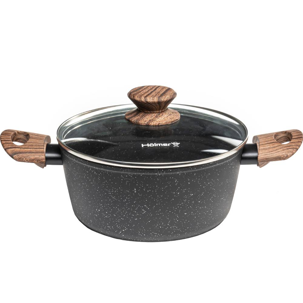 Каструля HOLMER Natural 2,5 л Black (CR-1325-FAMWL)