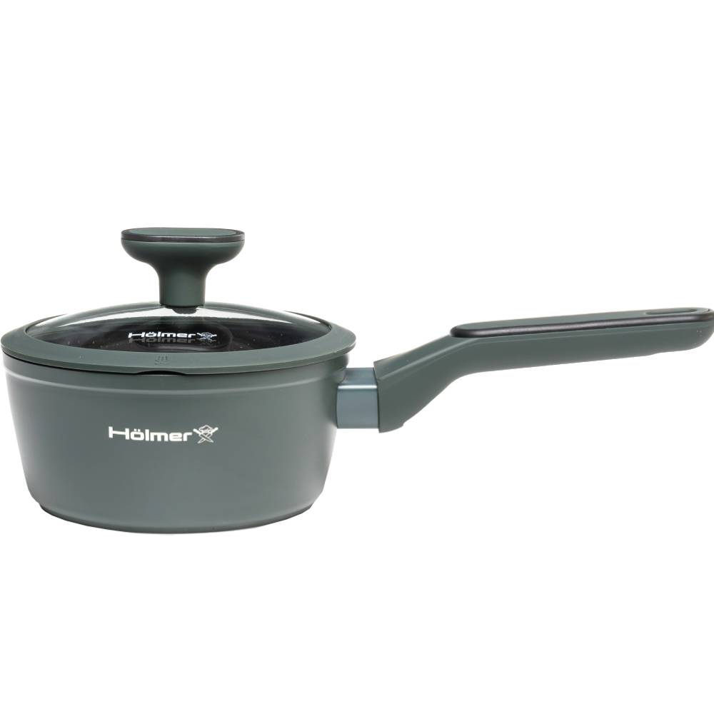 Ківш HOLMER Modern 1.3 л Green (SP-1313-FAGSL) Матеріал каструлі алюміній