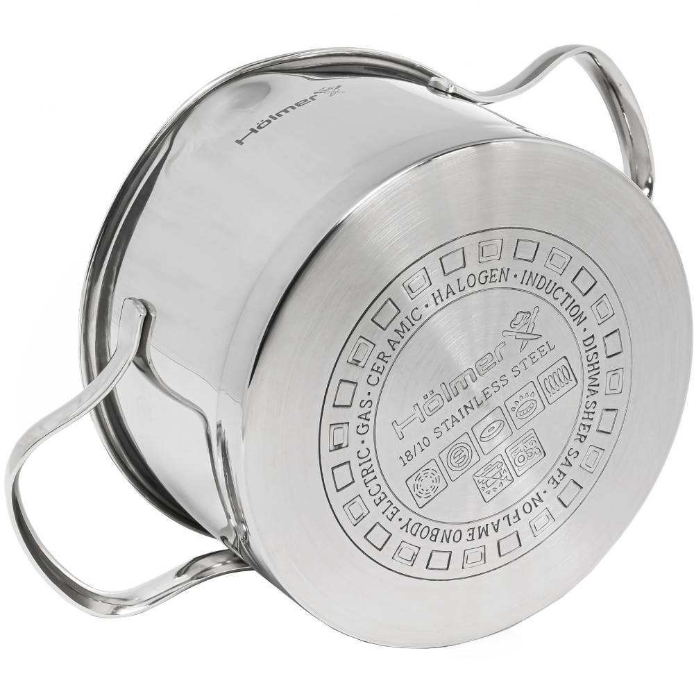 Зовнішній вигляд Каструля HOLMER Aurora 3,7 л (CR-17537-SSD)