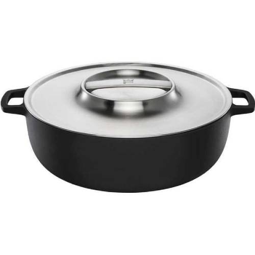Сотейник с крышкой FISKARS Norden Grill Chef 30 см Black (1066430)