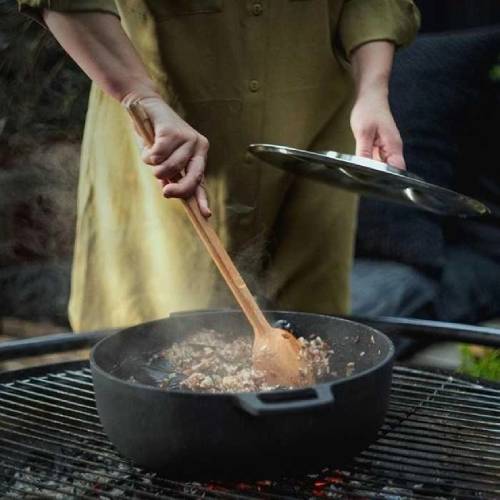 Внешний вид Сотейник с крышкой FISKARS Norden Grill Chef 30 см Black (1066430)