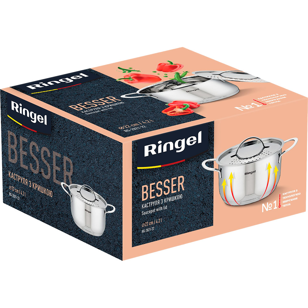 Заказать Кастрюля RINGEL Besser 2 л (RG-2021-22)