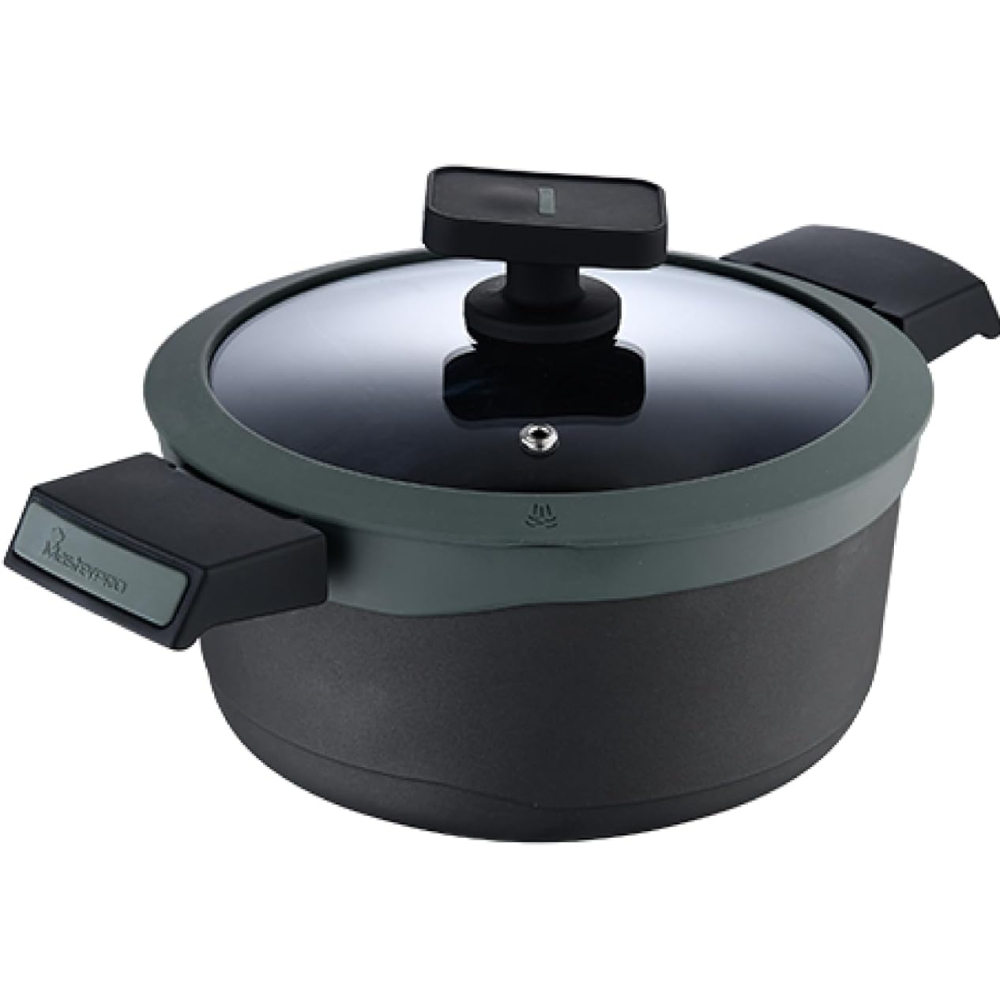 Каструля MASTERPRO Gastro Reeco 7,2 л Black (BGMP-8108) Каструля MASTERPRO Gastro Reeco 7,2 л Black (BGMP-8108)