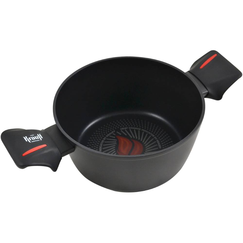 Кастрюля KRAUFF Smart Fry 4.3 л Black (25-45-160) Материал кастрюли алюминий