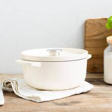 Каструля KITCHENAID Cast Iron 3,3 л Cream (CC006056-001)