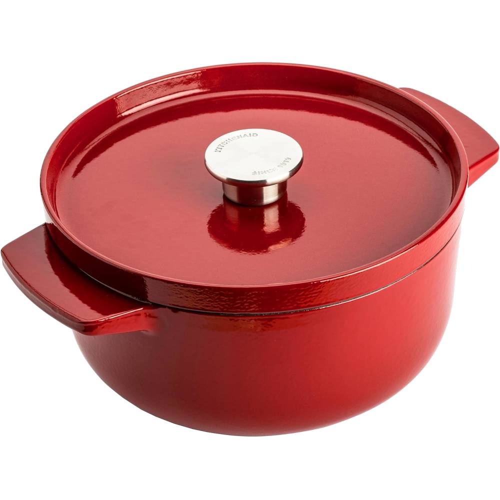 Каструля KITCHENAID Cast Iron 3,3 л Empire Red (CC006057-001) Каструля KITCHENAID Cast Iron 3,3 л Empire Red (CC006057-001)