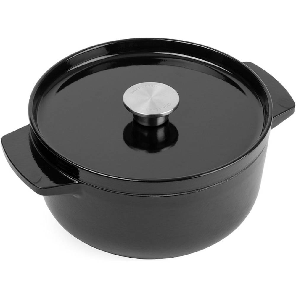 Каструля KITCHENAID Cast Iron 3,3 л Onyx Black (CC006058-001) Каструля KITCHENAID Cast Iron 3,3 л Onyx Black (CC006058-001)