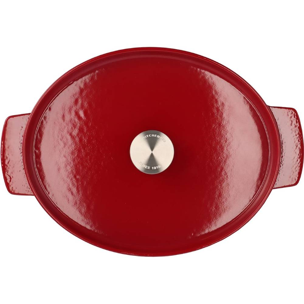 Гусятниця KITCHENAID Cast Iron 5,6л Empire Red (CC006063-001) Тип гусятниця