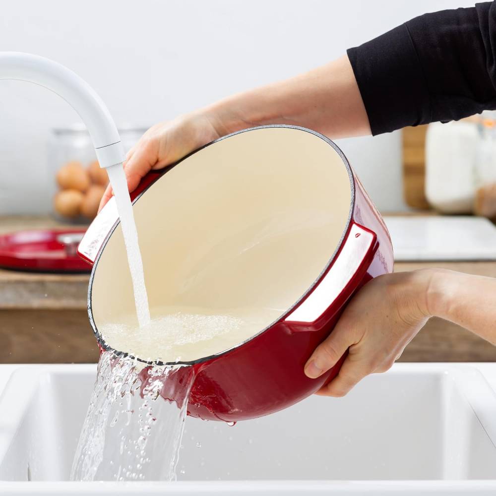 Зовнішній вигляд Гусятниця KITCHENAID Cast Iron 5,6л Empire Red (CC006063-001)