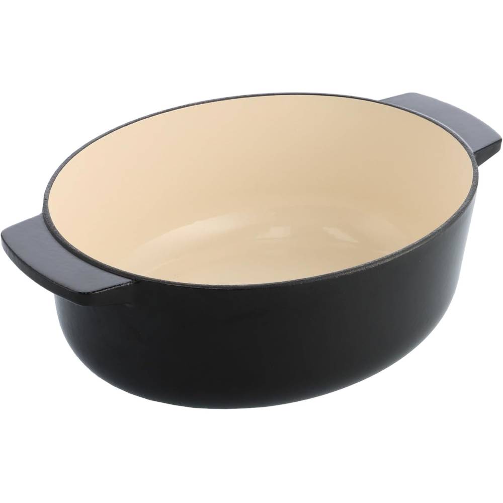 Гусятниця KITCHENAID Cast Iron 5,6 л Onyx Black (CC006064-001) Матеріал каструлі чавун