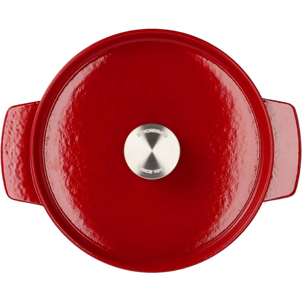 Каструля KITCHENAID Cast Iron 5,2 л Empire Red (CC006060-001) Матеріал каструлі чавун
