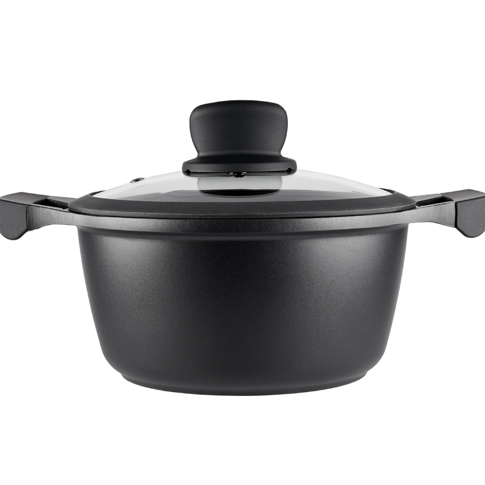 Каструля VINZER Nitro Induction Line 3,8 л Black (50458)