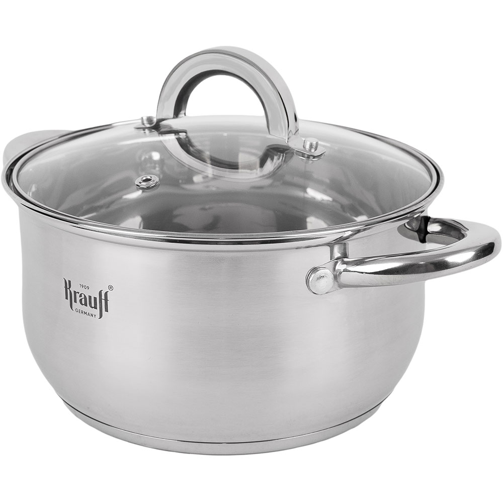 Каструля KRAUFF Steil 3.4 л (26-238-075) Внутрішнє антипригарне покриття немає