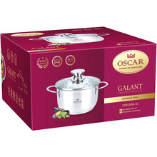 Каструля OSCAR GALANT 1.8 л із кришкою (OSR-2004-16)