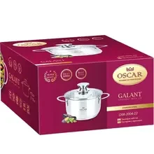 Кастрюля OSCAR GALANT 4,5 л 22 см (OSR-2004-22)