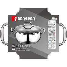 Кастрюля BERGNER Gourmet 8 л (BG-6565)