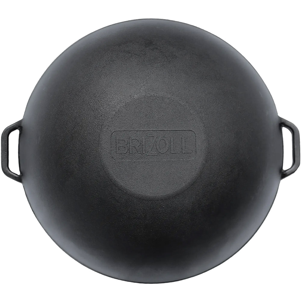 Котел BRIZOLL WOK 8 л Black (W36-3) Матеріал каструлі чавун