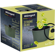 Кастрюля RINGEL Zitrone Olive 5.8 л (RG-2108-24/2/OL)