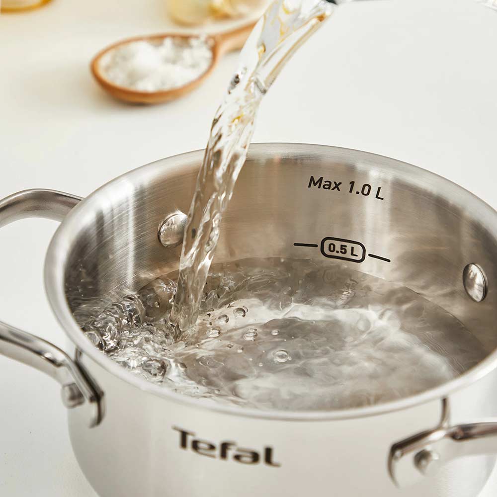 Кастрюля TEFAL Minis 1л (H8743155) Материал кастрюли нержавеющая сталь