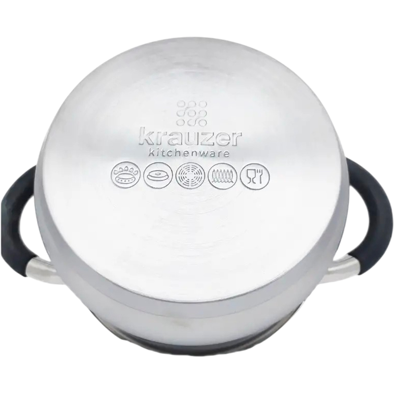 Кастрюля KRAUZER LKA-190HMOFO-18C 2.6 л (78052) Материал кастрюли нержавеющая сталь