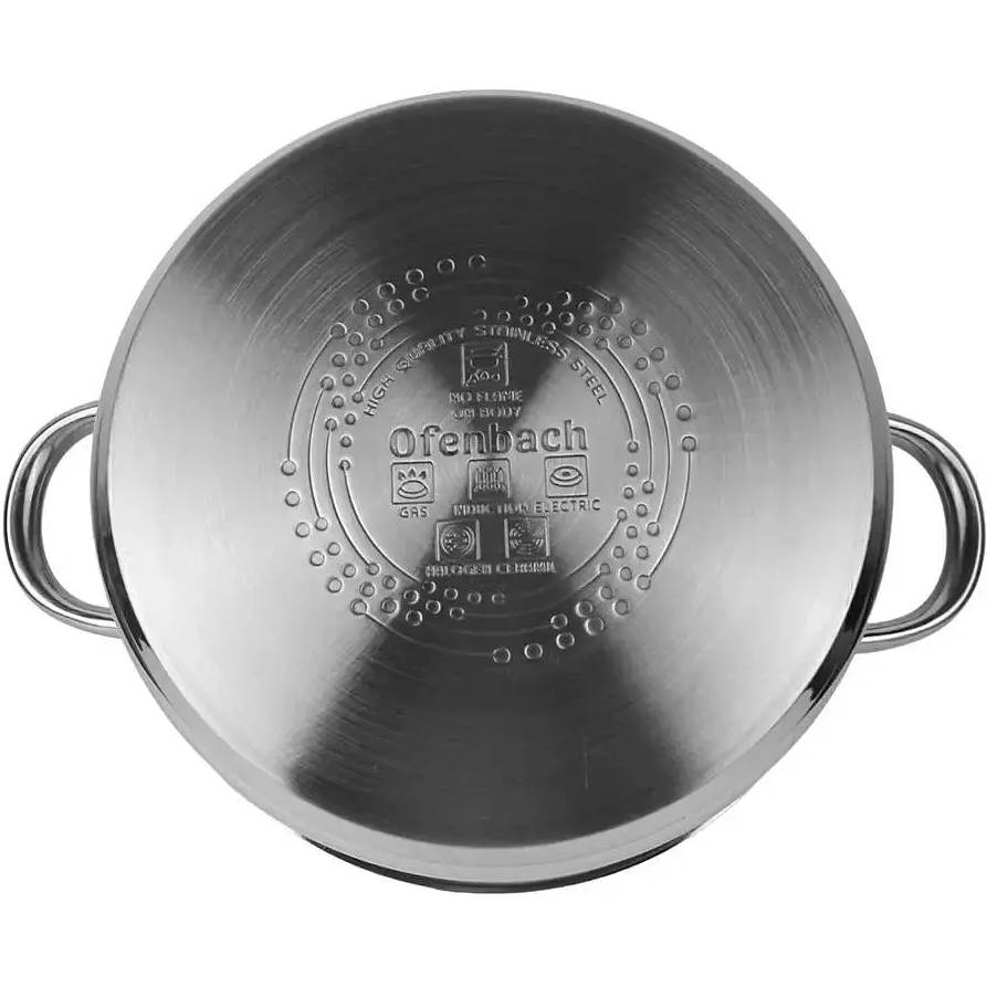 Каструля OFENBACH 100526 4 л (OF-100526) Матеріал каструлі нержавіюча сталь