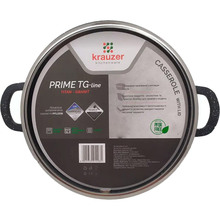 Кастрюля Krauzer Prime TG-Line 4,5 Granite Black (77080)