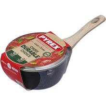 Ківш PYREX Cook&Care з кришкою 1,2 л Black (CR16AP6/8044)