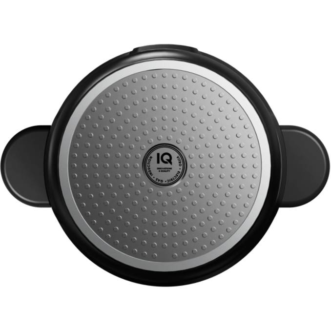 Кастрюля IQ Be Simple 6.4 л Black (IQ-2049-28) Внутреннее антипригарное покрытие есть