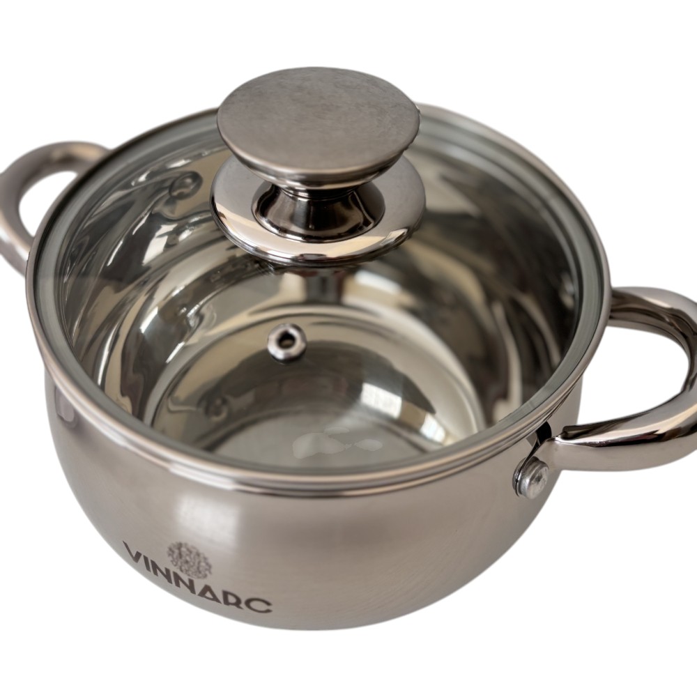 Кастрюля VINNARC BUBLES 5547-VN 4.7 л (38230 (6910067455474)) Материал кастрюли нержавеющая сталь