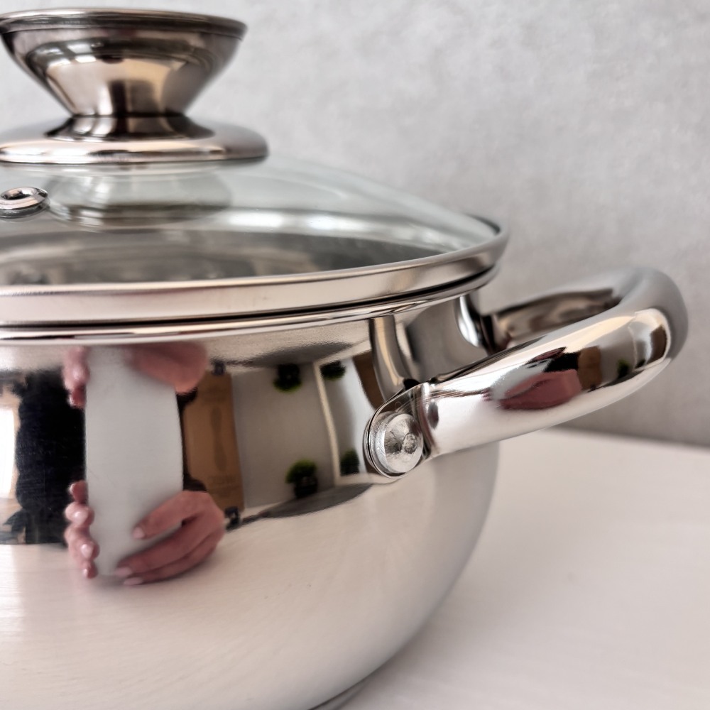 Кастрюля VINNARC BUBLES 1.9 л (5519-VN) Внутреннее антипригарное покрытие нет