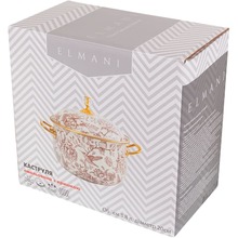 Кастрюля ELMANI Peony 3.8 л (763-004)