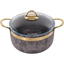 Кастрюля BRIONI Royal Stone Sandstone Gold 5 л (764-040)