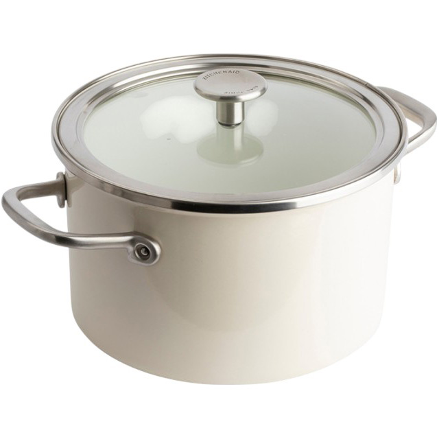 Каструля KITCHENAID Steel Core 3.7л Almond Cream (CC003266-001)
