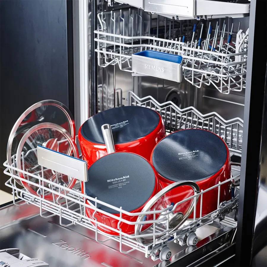 Фото Каструля KITCHENAID Steel Core 3.7л Red (CC003267-001)