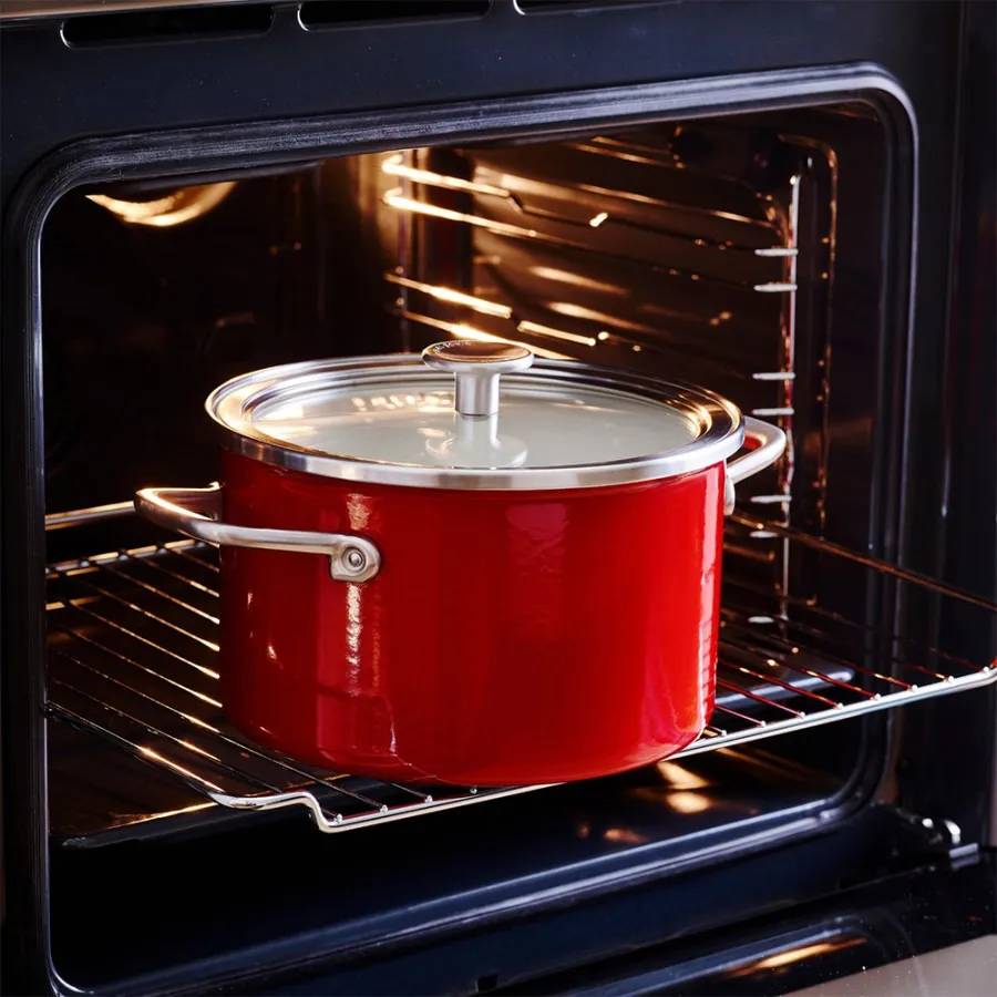 Зовнішній вигляд Каструля KITCHENAID Steel Core 3.7л Red (CC003267-001)