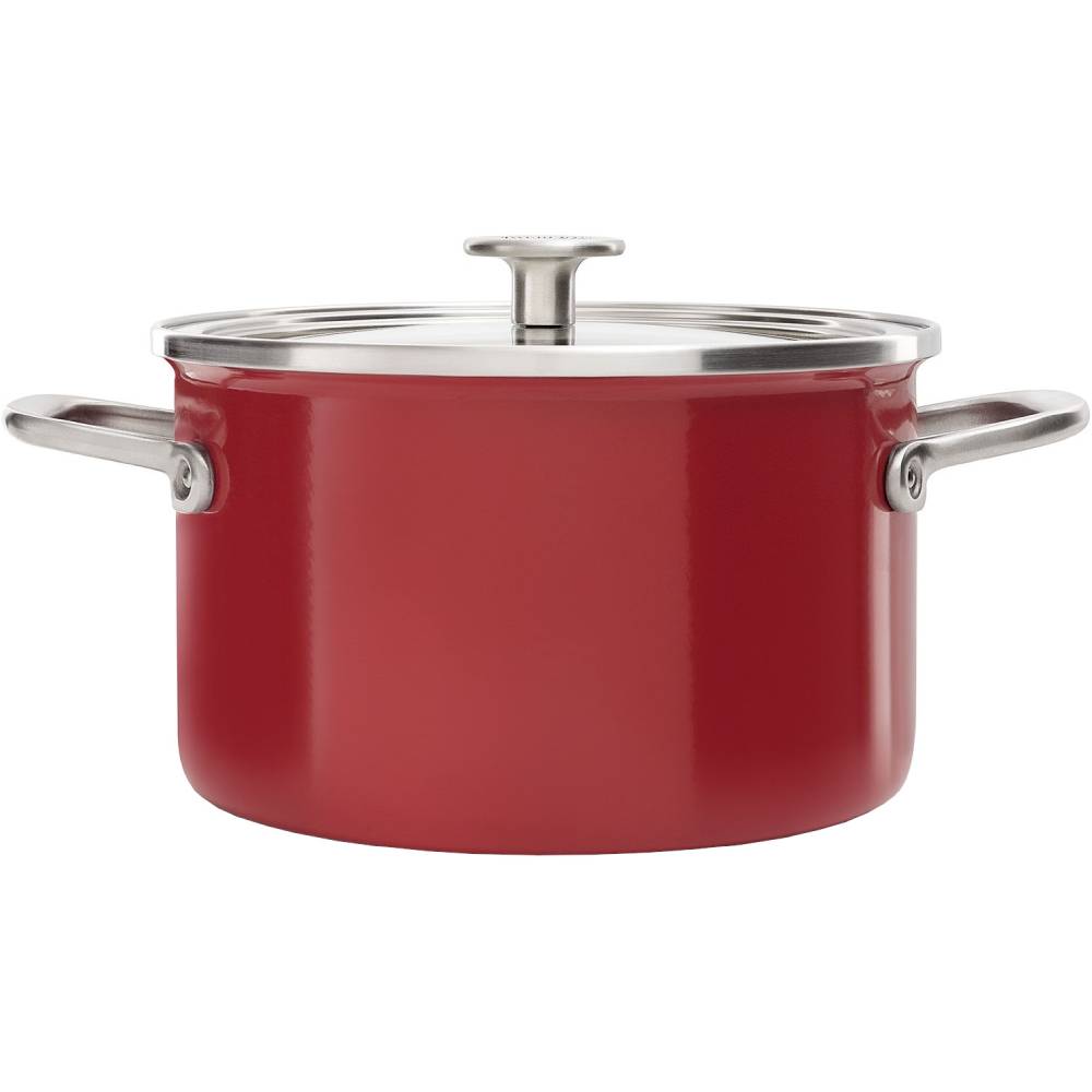 Каструля KITCHENAID Steel Core 3.7л Red (CC003267-001) Додатково використання у духовці до 220 °C