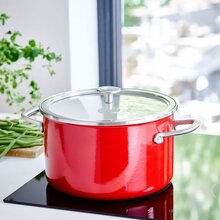 Кастрюля KITCHENAID Steel Core 6л Red (CC003270-001)