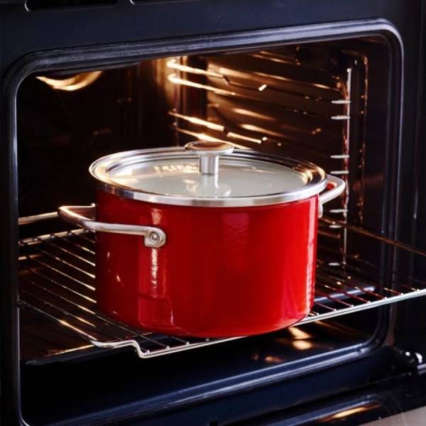 Заказать Кастрюля KITCHENAID Steel Core 6л Red (CC003270-001)