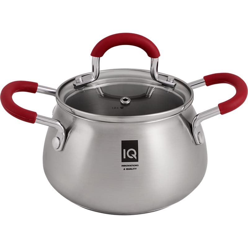 Каструля IQ Be Royal 1.5 л (IQ-2051-16) Додатково Капсульне дно для рівномірного розподілу тепла по всій внутрішній поверхні