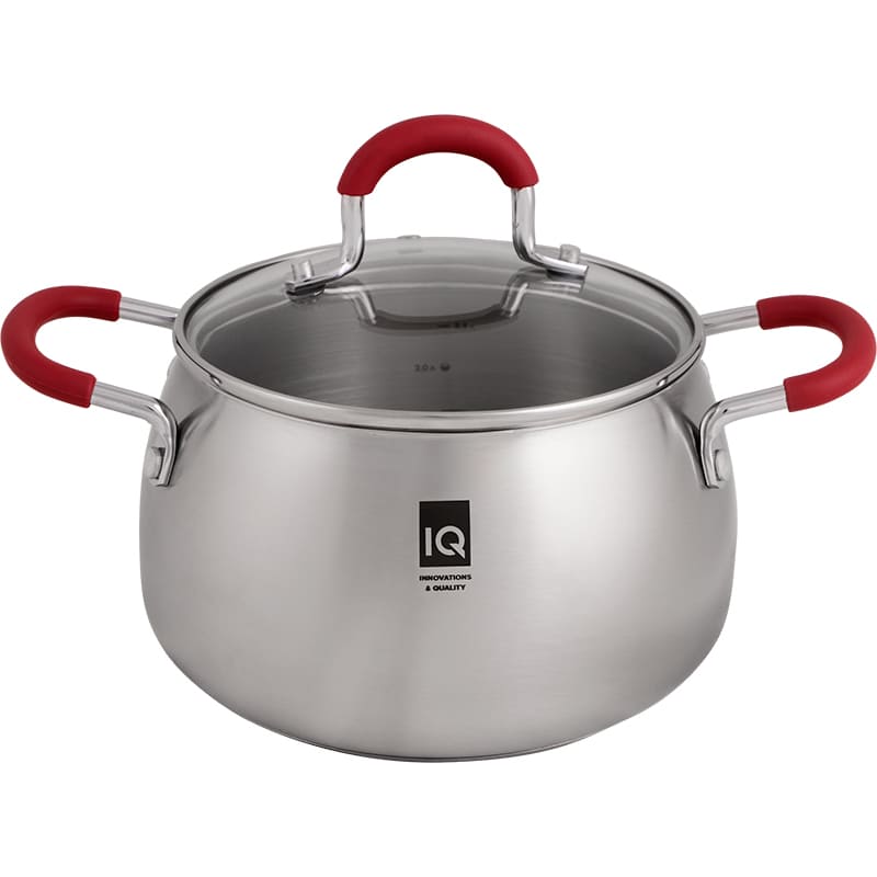 Каструля IQ Be Royal 2.9 л (IQ-2051-20) Додатково Капсульне дно для рівномірного розподілу тепла по всій внутрішній поверхні