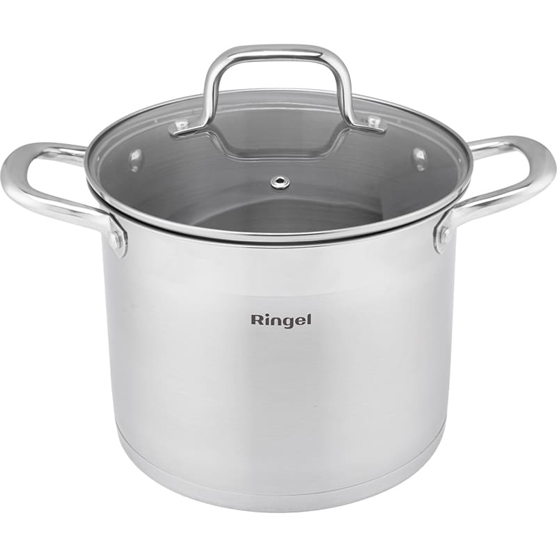 Каструля RINGEL Curry 6.6 л (RG-2020-22*) Додатково Багатошарове капсульне дно для рівномірного розподілу тепла по всій внутрішній поверхні каструлі