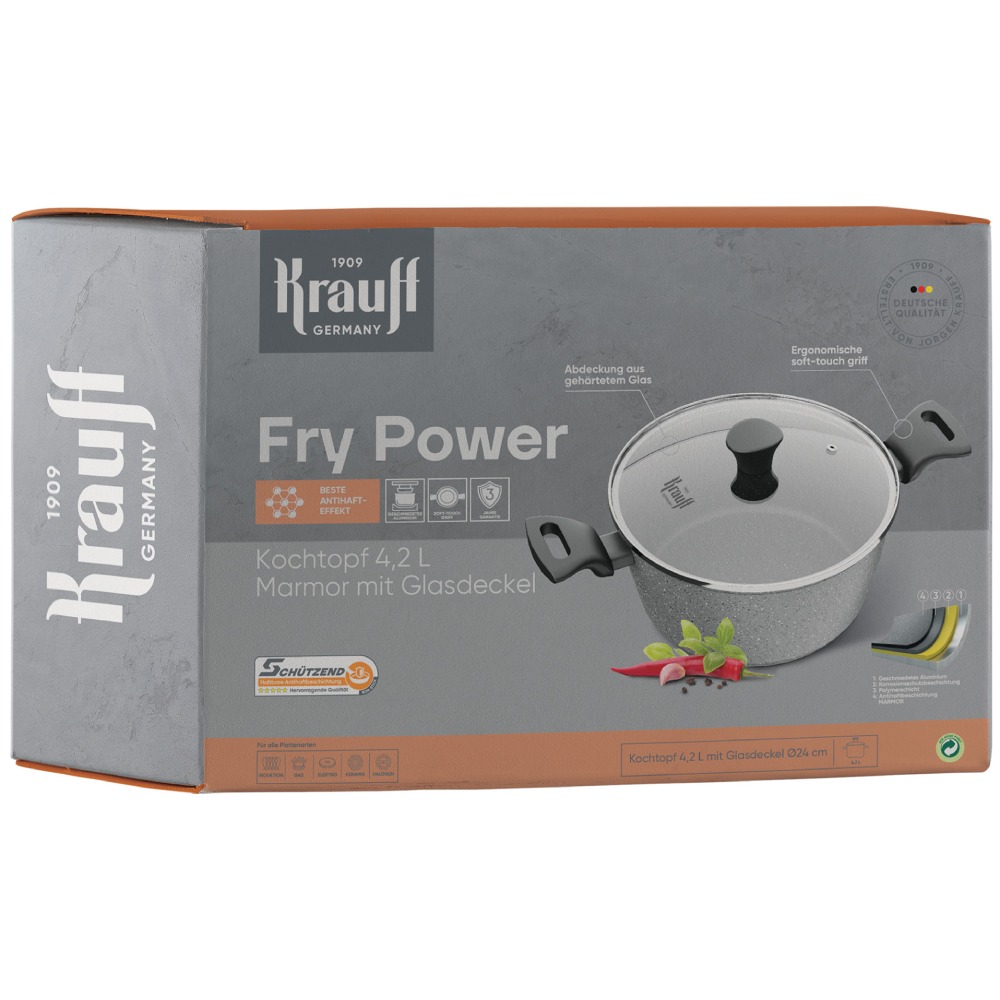 Кастрюля KRAUFF Fry Power 4,2 л (25-45-250) Тип кастрюля