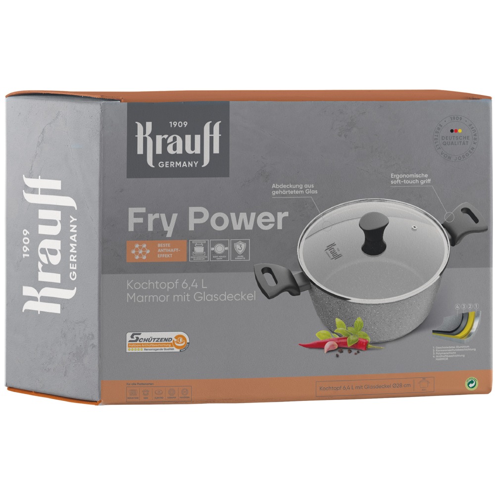 Кастрюля KRAUFF Fry Power 6,4 л (25-45-251) Тип кастрюля